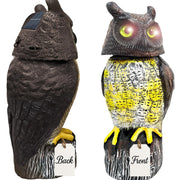 GiftExpress owl front view showing lifelike detail and reliable pest deterrence