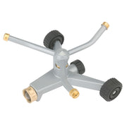 GILMOUR front view of sprinkler showing stable base and head benefit even placement