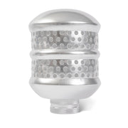 GILMOUR metal bubbler front view showing durable aluminum body and threaded hose connection benefits longevity