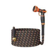 Giraffe Tools front view of 50ft braided hose showing durable build and length