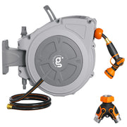 Giraffe Tools front-mounted reel showing compact storage and tidy appearance