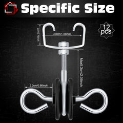 Gisafai close-up of double hooks highlighting hardened steel strength and secure hold