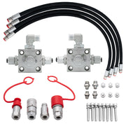 GIYI front view of complete diverter valve kit showing components and benefits
