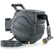 glahoden front view wall-mounted reel showing compact storage and neatness