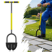 GlimHirVox front view showing half moon edger cutting clean border
