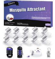 Glovv front packaging showing 10 refills and clear compatibility information, boosts trap catch