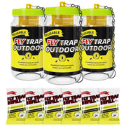 Glovv front view three bottles showing set and immediate benefit of multiple traps