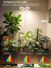 GLOWRIUM closeup of 66 LED array showing spectrum detail and efficient growth support