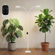 GLOWRIUM front view with stand showing sleek design and even plant coverage
