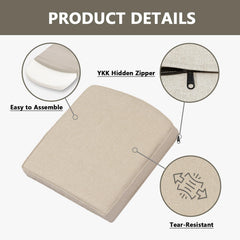 Goodgoods foam cross section displaying 35D high-resilience support and shape retention