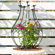 GOOOXIM obelisk front view showing elegant support and plant display benefit