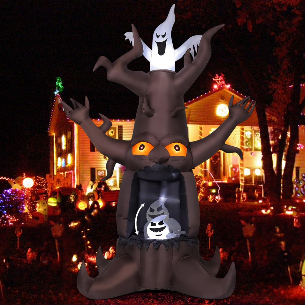 GOOSH front view of 9ft dead tree inflatable showing scale and impact