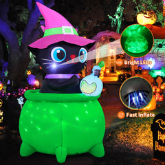 GOOSH inflated in yard at dusk demonstrating nighttime visibility