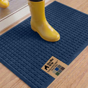 GORILLA GRIP front view shows blue mat and water control benefit