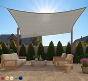 GORILLA GRIP front view of graphite shade sail showing full canopy protection