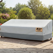 GORILLA GRIP front view of 90 inch silver sofa cover protecting furniture