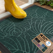 GORILLA GRIP front view showing Green Palm pattern and all-weather benefit