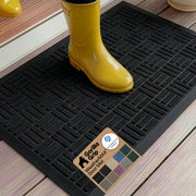 GORILLA GRIP front view showing black maze design and clean entry benefit