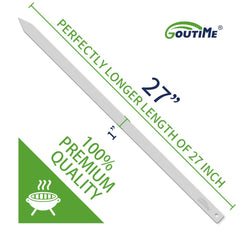 GOUTIME skewer tip detail showing easy piercing and stable threading