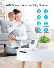 Govee H5051 side profile with tabletop stand demonstrating compact placement benefit