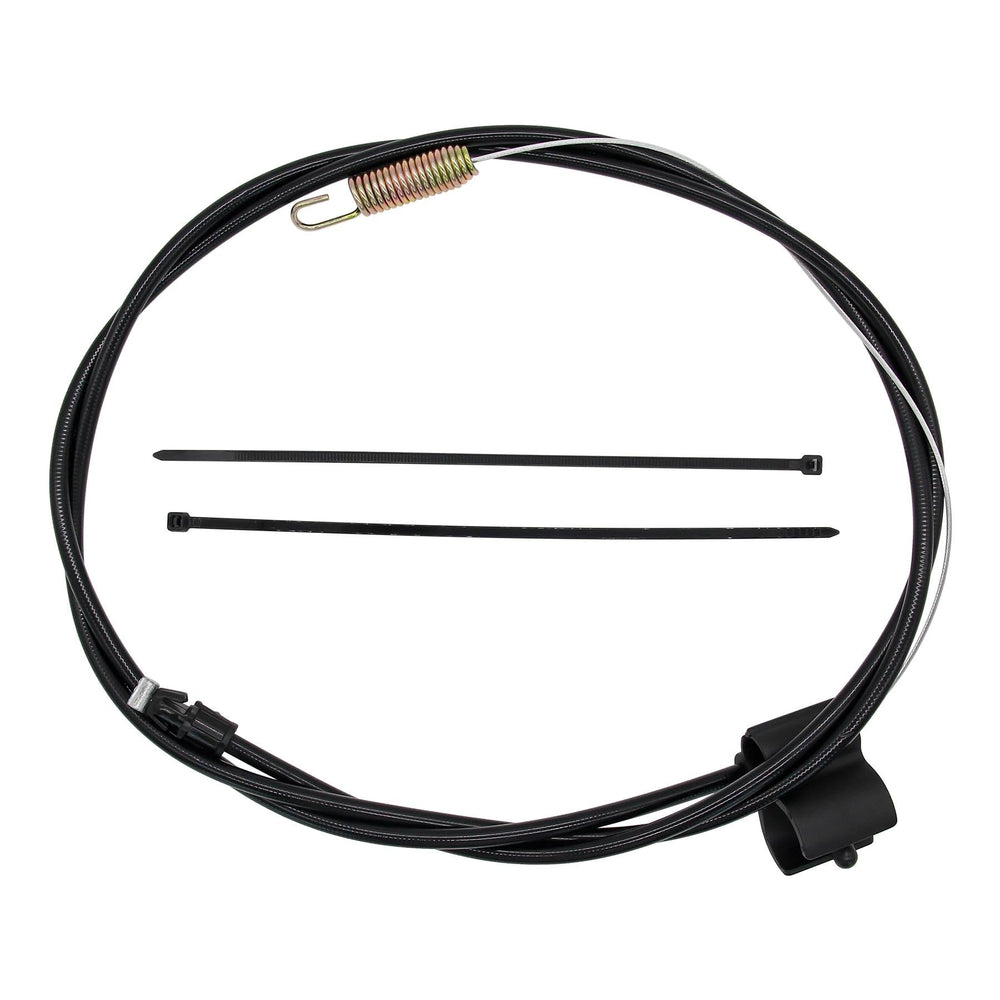 Gpartsden front view of drive cable showing full assembly and correct fittings