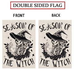 GPGHE double-sided flag displayed to show readable design from both sides