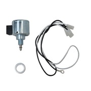 GRABOTE solenoid front view showing mounting and label for quick identification