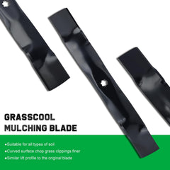 Grasscool center hole star pattern detail illustrating 7-point fitment for correct mount