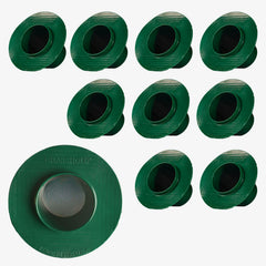 GRASSHOLE installed on sprinkler head protecting nozzle from damage