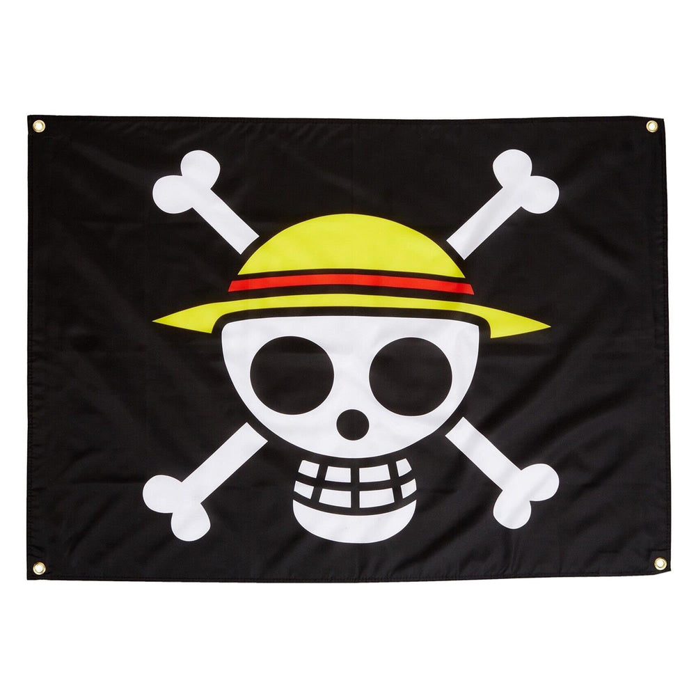 Great Eastern Entertainment one piece flag front view showing vibrant straw hat emblem and bold colors