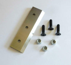 Greatshow front view chipper blade showing full cutting face and compatibility markings for easy identification