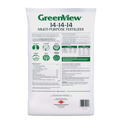 GreenView 15 lb bag close-up showing durable packaging and easy storage benefit