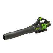 Greenworks blower front profile showing compact design and easy control