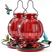 Grete Gotye front view hanging feeder showing vintage charm and easy attraction