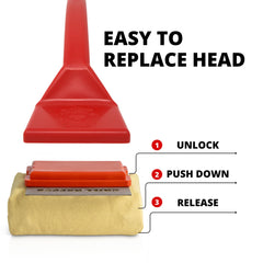 Grill Rescue aramid pad texture detail, abrasively removes grease without shedding