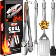 GRILLART front packaging of 4-piece set showing complete kit and benefits
