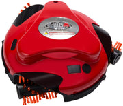 Grillbot front view red showing compact design and quick cleaning benefit