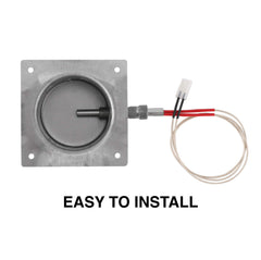GRILLME hot rod wiring connector view for easy install benefit