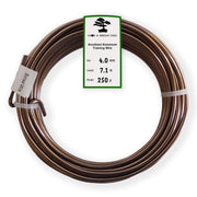 Grow A Bonsai Tree brown wire roll front view showing neat coil and durable finish