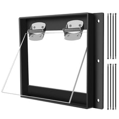 GROWLING front-mounted door showing secure entry point and easy exit benefit