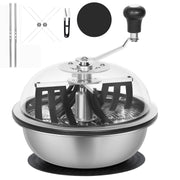 Growtent Garden front view showing full 13-inch bowl and tabletop footprint benefit