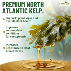 GS Plant Foods side label with usage instructions and dilution rates