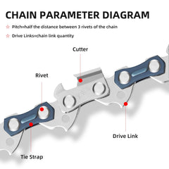 GSSHBR drive links and ruler showing 56 links and correct sizing