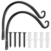 Gtongoko front view of 14 inch hanger pair showing clean finish and shape, durable display
