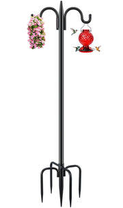 Gtongoko front view showing full assembled pole and feeders, stable display benefit