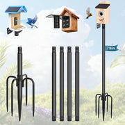 Gtongoko front view of assembled pole showing secure mounting and durable support