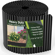 GTSABWAY front view of packaged garden edging showing size and finish benefit