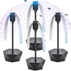 GUIDOT front view tabletop fly spinner blocking flies and protecting food