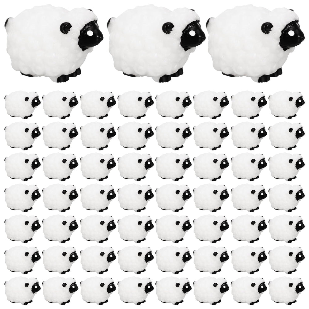 Guiqulai black mini sheep front view showing cute shape and outdoor use