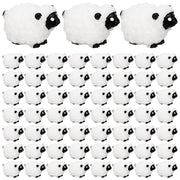Guiqulai black mini sheep front view showing cute shape and outdoor use
